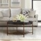 Armen Living Sylvie Brushed Oak and Metal Round Coffee Table LCSYCOBL - alternate 4